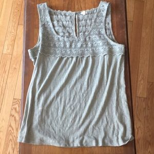 J. Crew Lace Tank